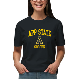 App State Arch Logo Soccer T-Shirt - Black