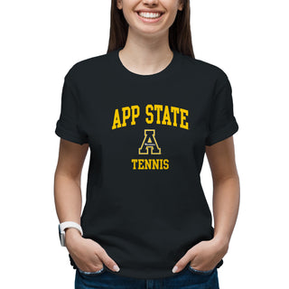 App State Arch Logo Tennis T-Shirt - Black