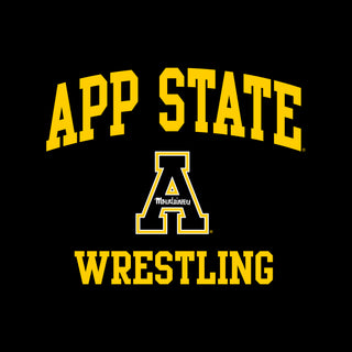 App State Arch Logo Wrestling T-Shirt - Black