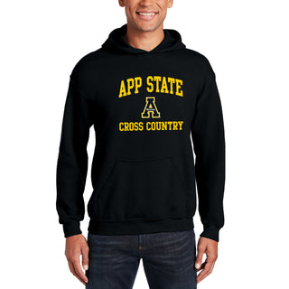 App State Arch Logo Cross Country Hoodie - Black