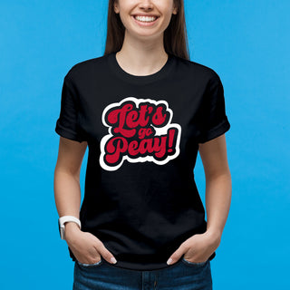 Austin Peay Governors Let's Go Peay T Shirt - Black