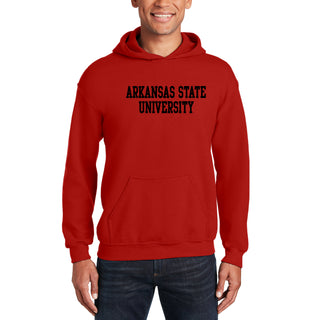 Arkansas State Basic Block Hoodie - Red