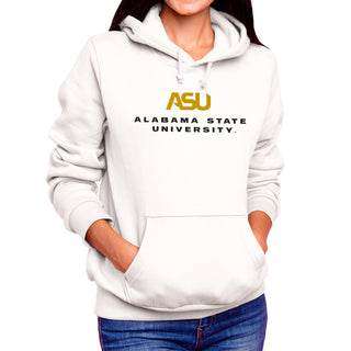 Alabama State Hornets Institutional Logo Hoodie - White