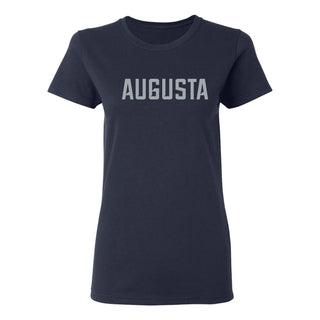 Augusta University Basic Block Womens T-Shirt - Navy