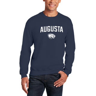 Augusta University Arch Logo Crewneck - Navy