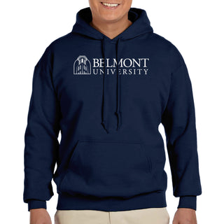 Belmont University Bruins Institutional Logo Cotton Hoodie - Navy