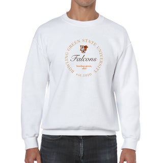BGSU Roundabout BTB Crewneck - White