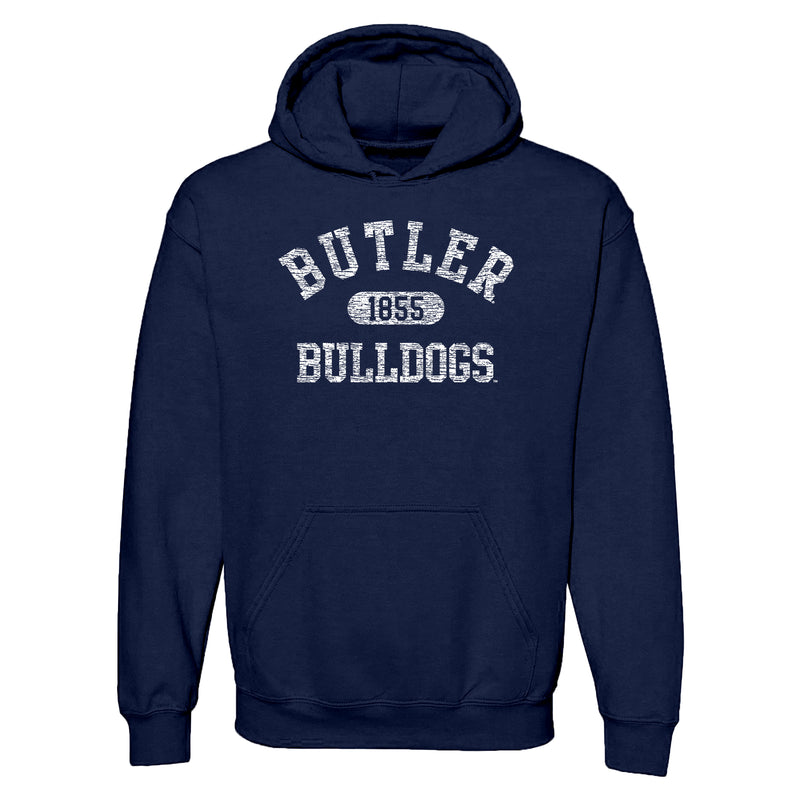 Butler University Bulldogs Athletic Arch Hoodie - Navy