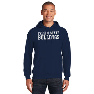 Fresno State Bulldogs Basic Block Hoodie - Navy