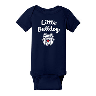 Fresno State Little Bulldog Creeper - Navy