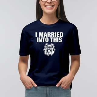 Fresno State Bulldogs I Married Into This T-Shirt - Navy