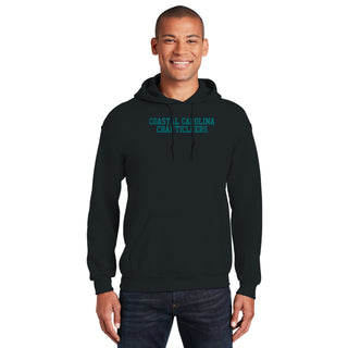 Coastal Carolina Chanticleers Basic Block Hoodie - Black