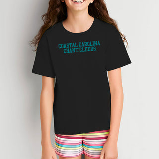 Coastal Carolina Chanticleers Basic Block Youth T-Shirt - Black