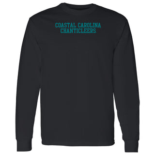 Coastal Carolina Chanticleers Basic Block Long Sleeve T-Shirt - Black