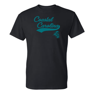 Coastal Carolina University Chanticleers Baseball Jersey Script T-Shirt - Black