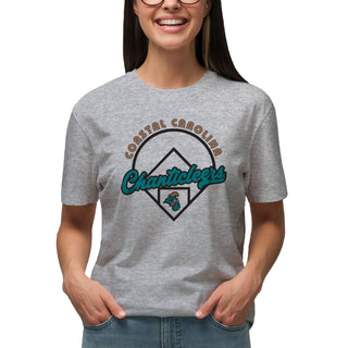 Coastal Carolina University Chanticleers Baseball Field T-Shirt - Sport Grey