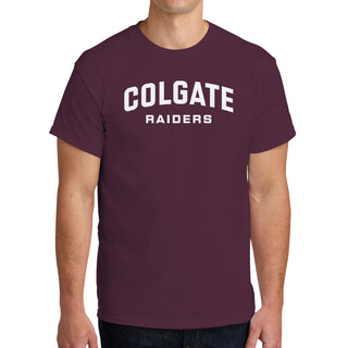 Colgate Front Back Print T-Shirt - Maroon