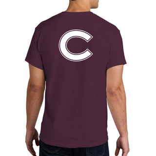 Colgate Front Back Print T-Shirt - Maroon