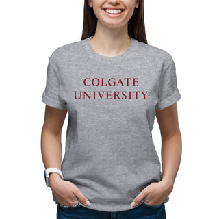 Colgate Institutional Logo T-Shirt - Sport Grey