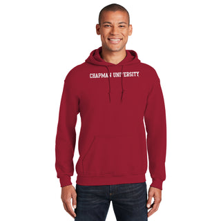 Chapman University Panthers Basic Block Hoodie - Cardinal
