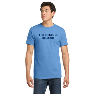 The Citadel Front Back Print T-Shirt - C Blue