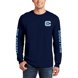The Citadel Double Sleeve Long Sleeve - Navy