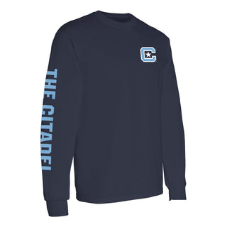 The Citadel Double Sleeve Long Sleeve - Navy