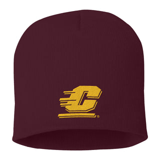 Central Michigan Primary Logo Solid Knit Beanie
