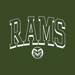 Colorado State Mega Shadow BTB Crewneck - Forest