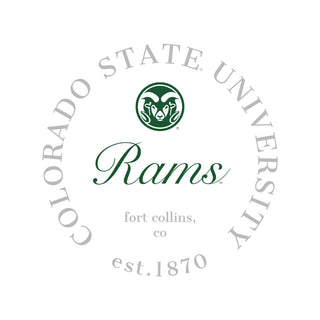 Colorado State Roundabout Women’s Cropped Fleece Hoodie - White