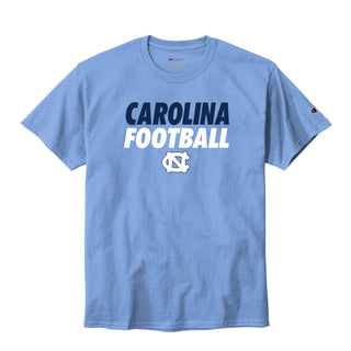 Carolina Football Triblend T-Shirt - Light Blue