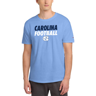 Carolina Football Triblend T-Shirt - Light Blue