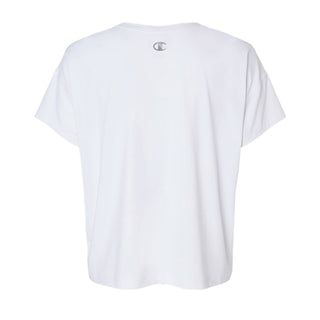 Champion Indiana Arched Women's Sport Soft Touch T-Shirt - White