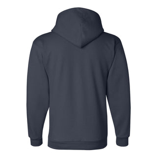 Michigan Wolverines Applique Powerblend Hoodie - Navy