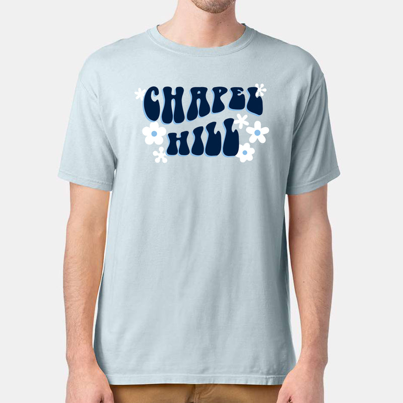 Chapel Hill Groove On CW Garment-Dyed T-Shirt - Soothing Blue