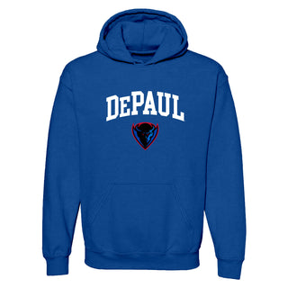 DePaul Arch Logo Hoodie - Royal