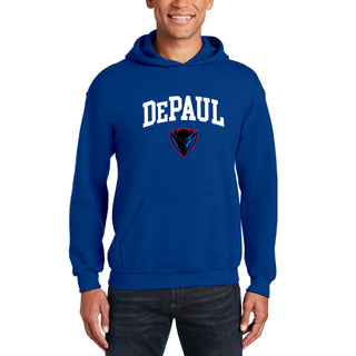 DePaul Arch Logo Hoodie - Royal