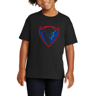 DePaul Primary Logo Youth T-Shirt - Black