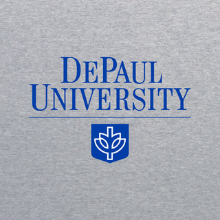 DePaul Institutional Logo Long Sleeve - Sport Grey