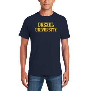 Drexel University Dragons Basic Block T-Shirt - Navy
