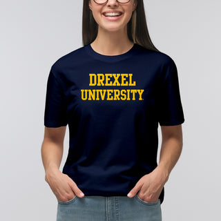 Drexel University Dragons Basic Block T-Shirt - Navy