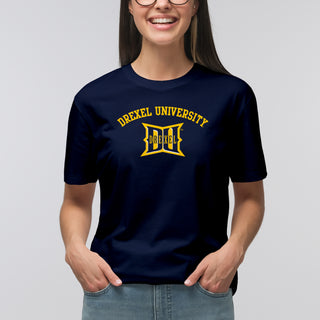 Drexel University Dragons Arch Logo T-Shirt - Navy
