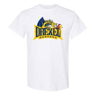 Drexel University Dragons Primary Logo T-Shirt - White