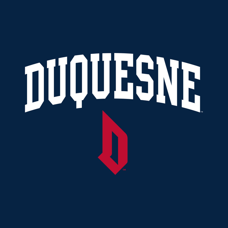 Duquesne Arch Logo Hoodie - Navy