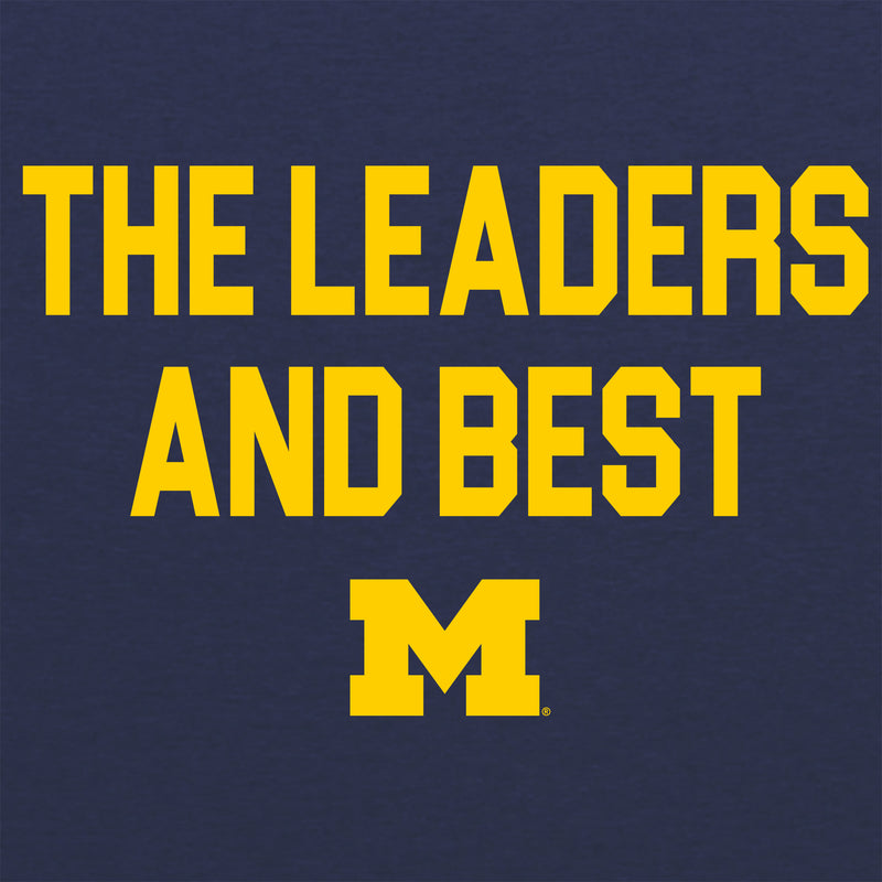 Michigan Leaders and Best Triblend T-Shirt - Vintage Navy
