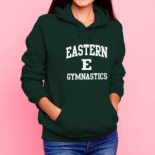 Eastern Michigan Arch Logo Gymnastics Hoodie - Forest