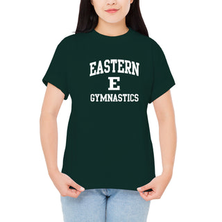 Eastern Michigan Arch Logo Gymnastics T-Shirt - Forest