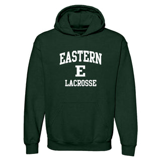 Eastern Michigan Arch Logo Lacrosse Hoodie - Forest
