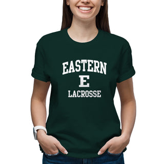 Eastern Michigan Arch Logo Lacrosse T-Shirt - Forest