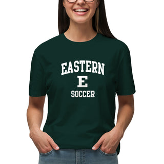 Eastern Michigan Arch Logo Soccer T-Shirt - Forest